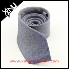 Cravate en laine mélangée cachemire de laine de soie gris moyen